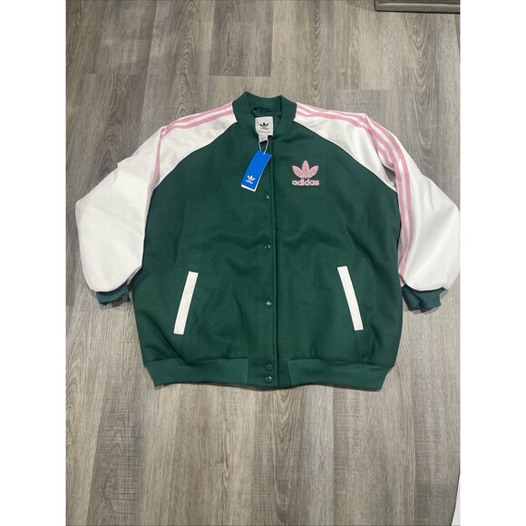 adidas Jackets & Blazers - adidas Originals Women's L Adicolor Collegiate Jacket Collegiate Green IM9825